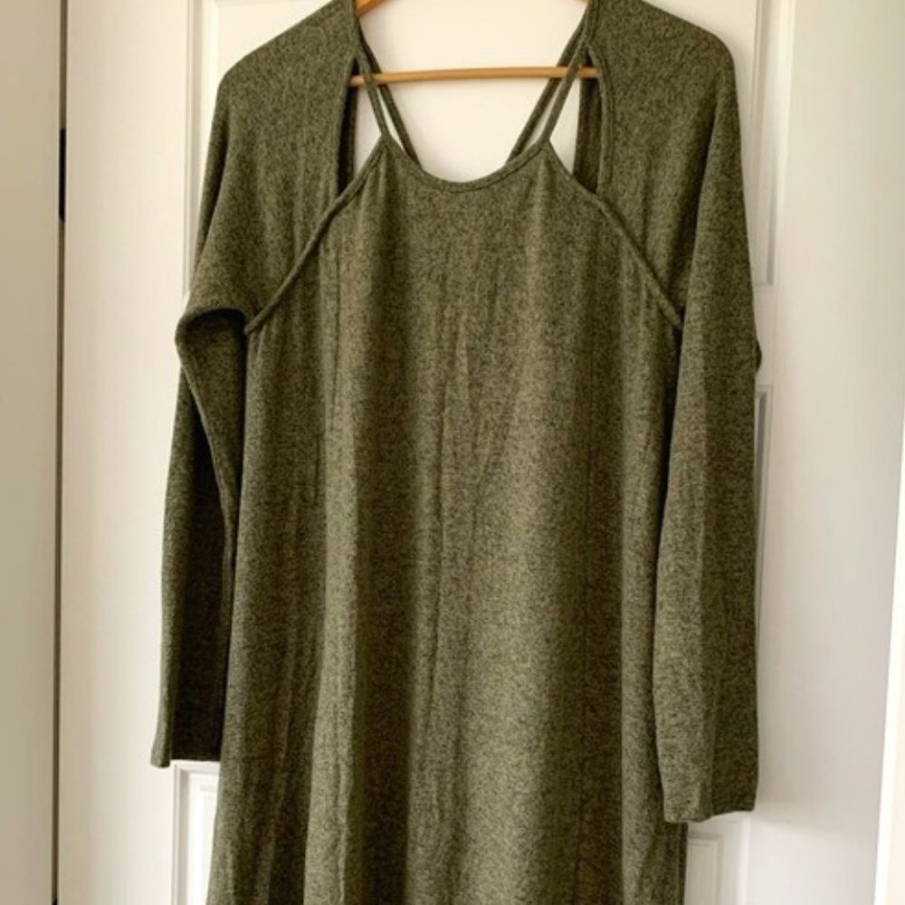 Francesca’s Green Cutout Dress *Brand New*